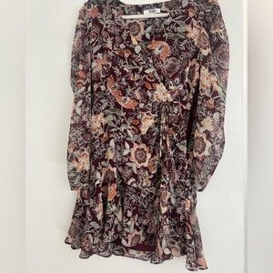 BB Dakota long sleeve ruffled dress